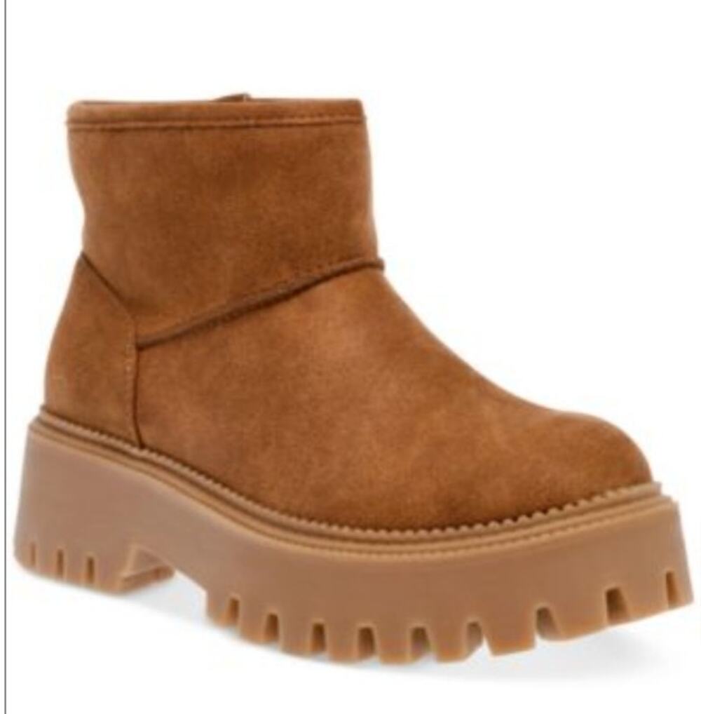 New DV Dolce Vita Women's Lonny Cozy Platform Lug Booties Size 8.5
